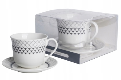 Filiżanka jumbo Livello do herbaty porcelana nowoczesna