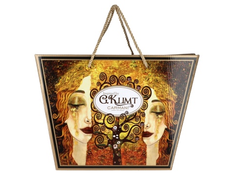 Kubek filiżanka Carmani komplet do herbaty Klimt Złote łzy