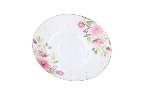 Filiżanka śniadaniowa Livello do herbaty porcelana kwiaty