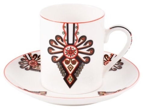 Filiżanka ze spodkiem do espresso parzenica porcelana