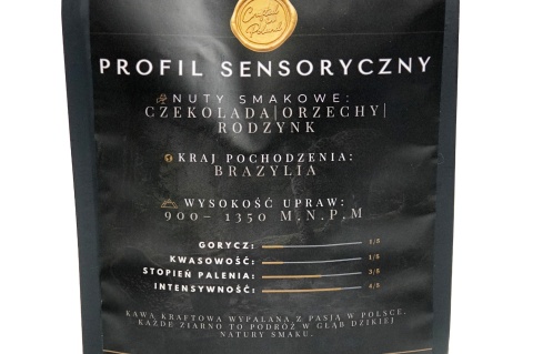 Kawa Brazylia Cerrado ziarnista 1 kg świeżo palona Kawonament