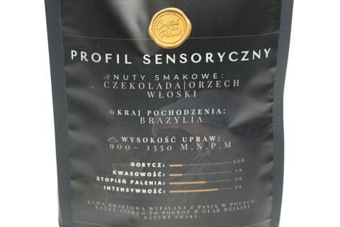 Kawa Brazylia 82.5 SCA ziarnista 1kg świeżo palona Polska