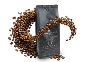 Kawa Comproma ziarnista 1 kg świeżo palona Kawonament
