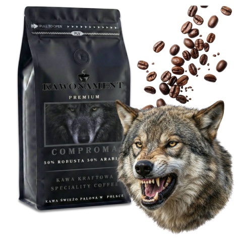 Kawa Comproma ziarnista 1 kg świeżo palona Kawonament