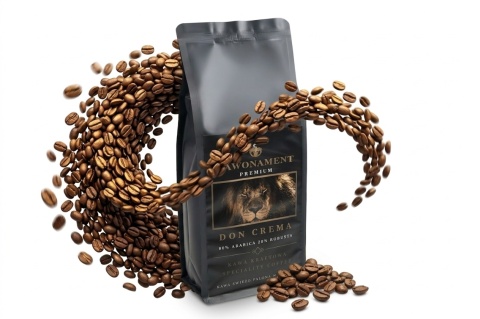 Kawa Don Crema ziarnista 1 kg świeżo palona Kawonament