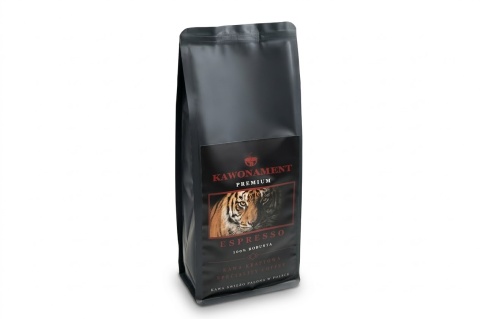 Kawa Espresso ziarnista 1kg świeżo palona Kawonament Robusta