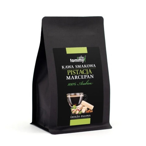 Kawa smakowa marcepan pistacja ziarnista 250g Tommy prezent