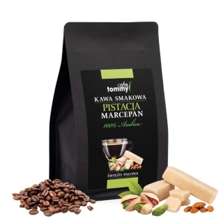 Kawa smakowa marcepan pistacja ziarnista 250g Tommy prezent