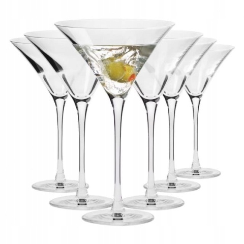 Kieliszek do martini koktajli Divine Krosno zestaw 6 szt