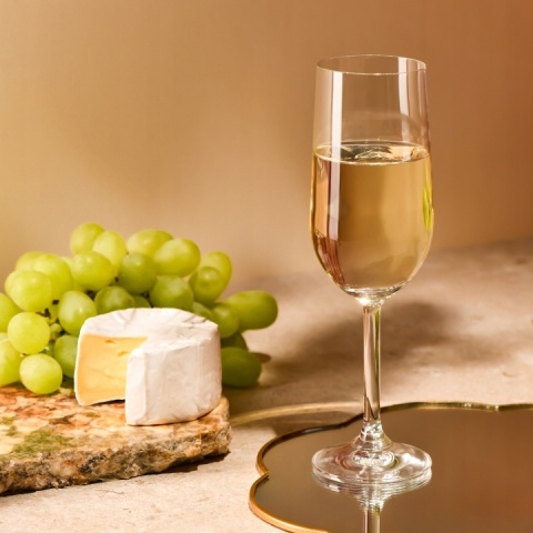 Kieliszki do szampana Gema Krosno komplet 6 szt 210 ml