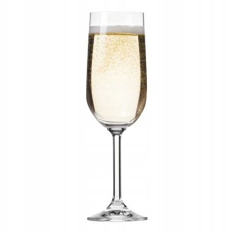 Kieliszki do szampana Gema Krosno komplet 6 szt 210 ml