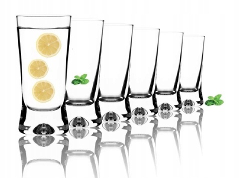 Kieliszki do wódki X-line prezent Krosno zestaw 6 szt 50ml