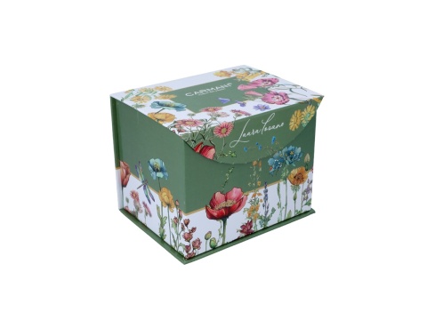 Kubek Kwiaty Polne z zaparzaczem beczułka prezent carmani