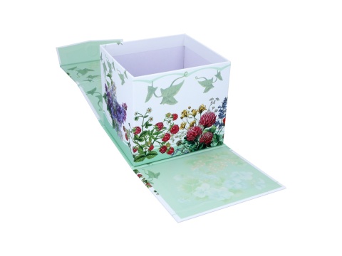 Kubek babuni do herbaty bzy carmani na prezent porcelana