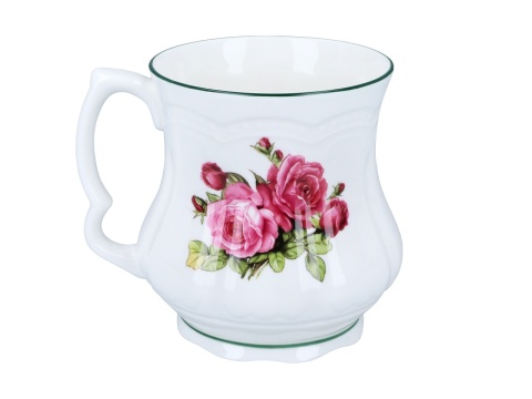 Kubek porcelana babuni do herbaty róże carmani na prezent