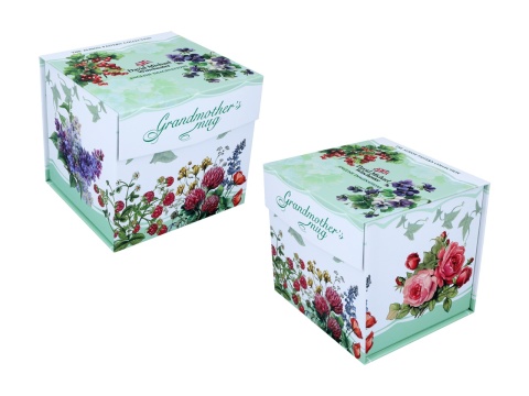 Kubek carmani babuni do herbaty konwalie prezent porcelana