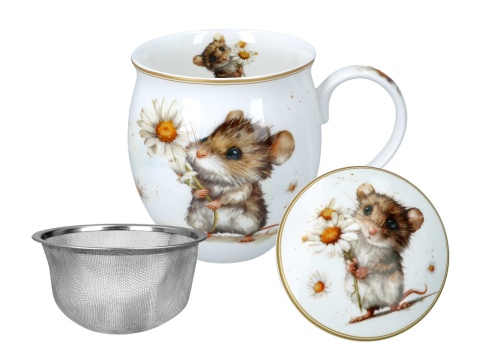 Kubek z zaparzaczem beczułka na urodziny carmani myszka