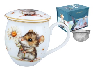 Kubek z zaparzaczem beczułka na urodziny carmani myszka