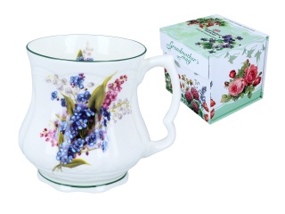 Kubek do kawy carmani babuni kwiaty polne prezent porcelana