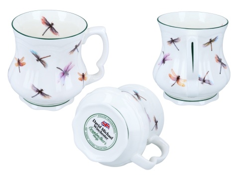 Kubek ważki babuni carmani porcelana do kawy na urodziny