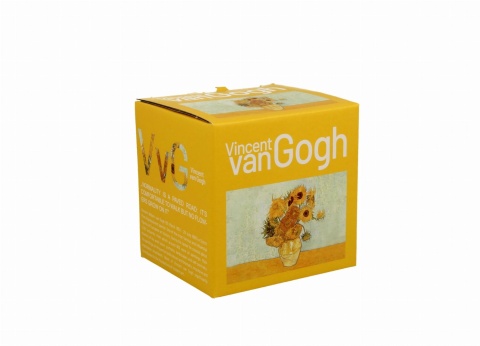 Kubek porcelana do herbaty Słoneczniki Gogh na prezent