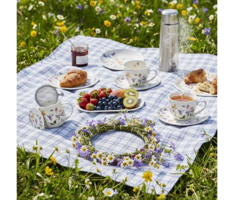 Kubek kubas jumbo xxl na prezent may kwiaty porcelana