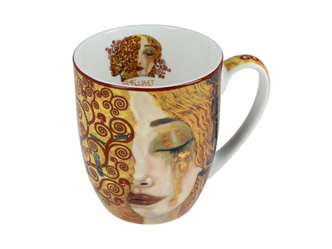 Kubek porcelana do herbaty camio Klimt Carmani złote łzy
