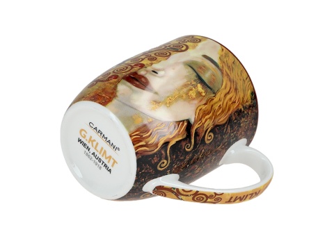 Kubek porcelana do herbaty camio Klimt Carmani złote łzy