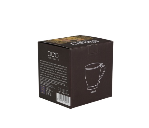 Kubek z zaparzaczem prezent duży na stopce Klimt pocałunek