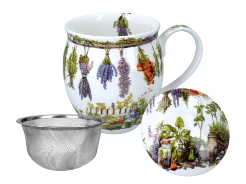 Kubek z filtrem sitko beczułka na urodziny carmani zioła