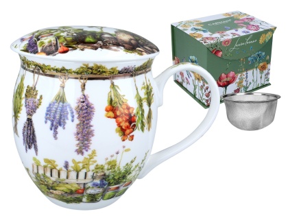 Kubek z filtrem sitko beczułka na urodziny carmani zioła