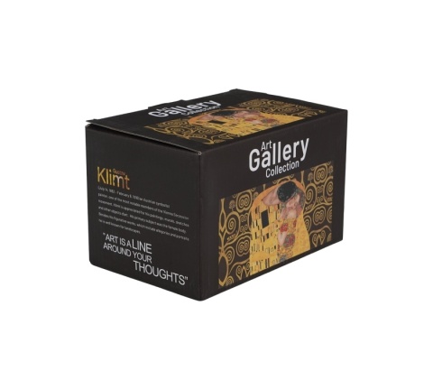 Kubki na prezent porcelana zestaw 2 szt kubek Kiss Klimt