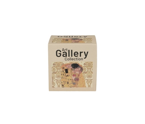 Kubek do herbaty porcelana Kiss Klimt ecru na prezent