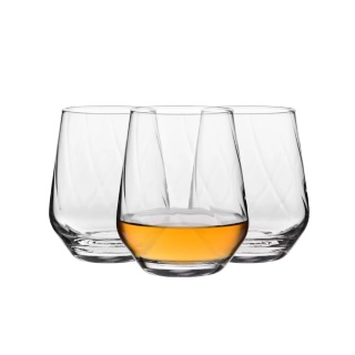 Szklanki Krosno do wody soku napojów 3 szt Splendour Lumi