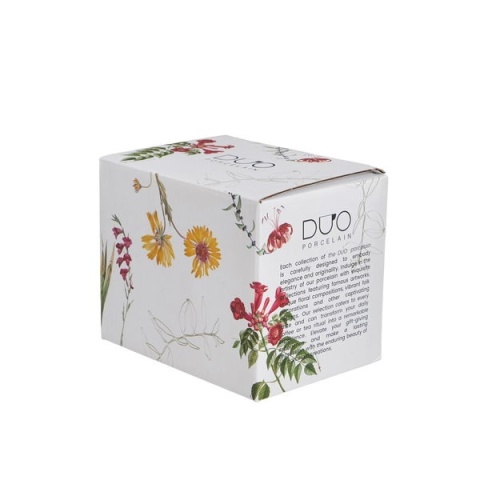 Kubek szklany do herbaty szklanka z uchem barwy natury