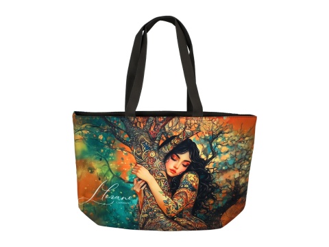 Torba na ramię sklepowa duża Carmani Lozano na zakupy