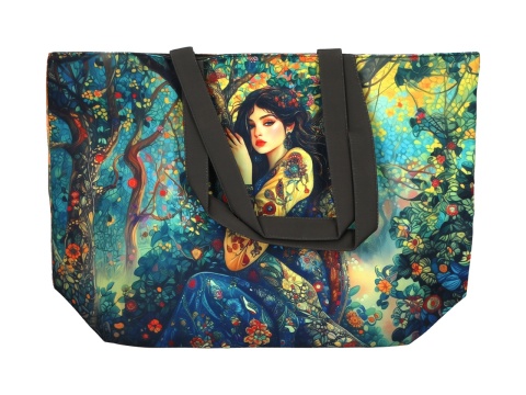 Torba na ramię sklepowa duża Carmani Lozano na zakupy