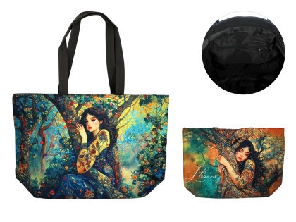 Torba na ramię sklepowa duża Carmani Lozano na zakupy