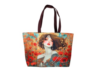 Torba Carmani na ramię sklepowa duża Lozano na zakupy maki