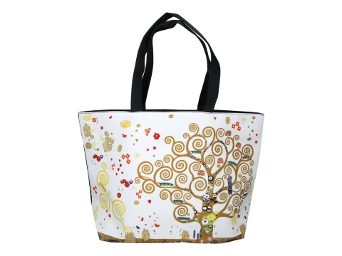 Torba sklepowa Carmani duża Klimt Drzewo życia siatka