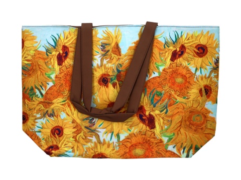 Torba na ramię sklepowa duża Carmani Gogh Słoneczniki
