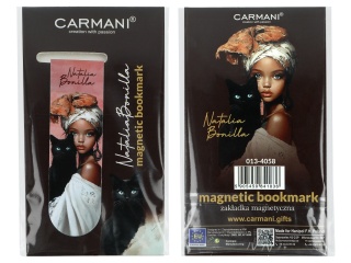 Zakładka do książki magnetyczna Carmani Bonilla kot Nela
