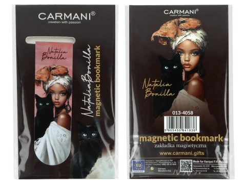 Zakładka do książki magnetyczna Carmani Bonilla kot Nela