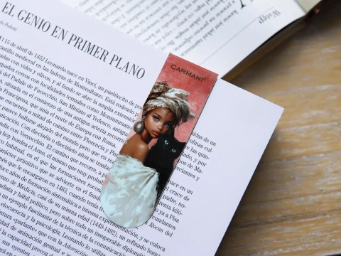 Zakładka do książki magnetyczna Carmani Bonilla kot Nela