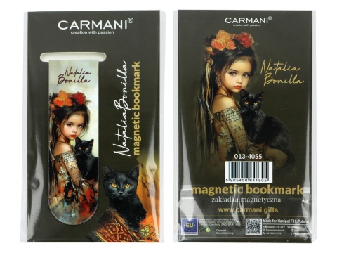 Zakładka do książki magnetyczna Carmani Bonilla kot Luna