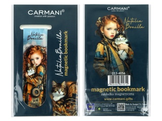Zakładka magnetyczna Carmani do książki Bonilla kot Mia