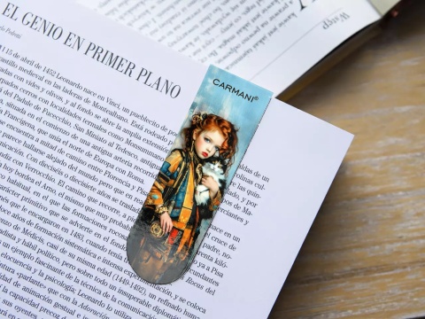 Zakładka magnetyczna Carmani do książki Bonilla kot Mia