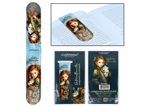 Zakładka magnetyczna Carmani do książki Bonilla kot Mia
