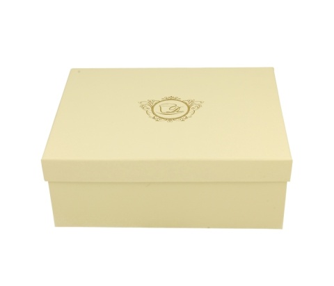 Filiżanki do espresso Victoria na prezent ecru zestaw 2szt