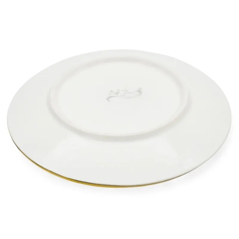 Filiżanki do kawy espresso złote bella fiore 6szt porcelana